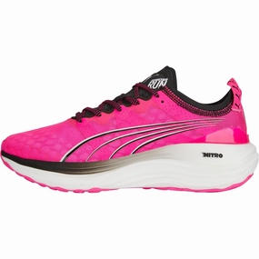 easy - to - take - off shoes Puma ForeverRun Nitro Womens Running Shoes - Pink