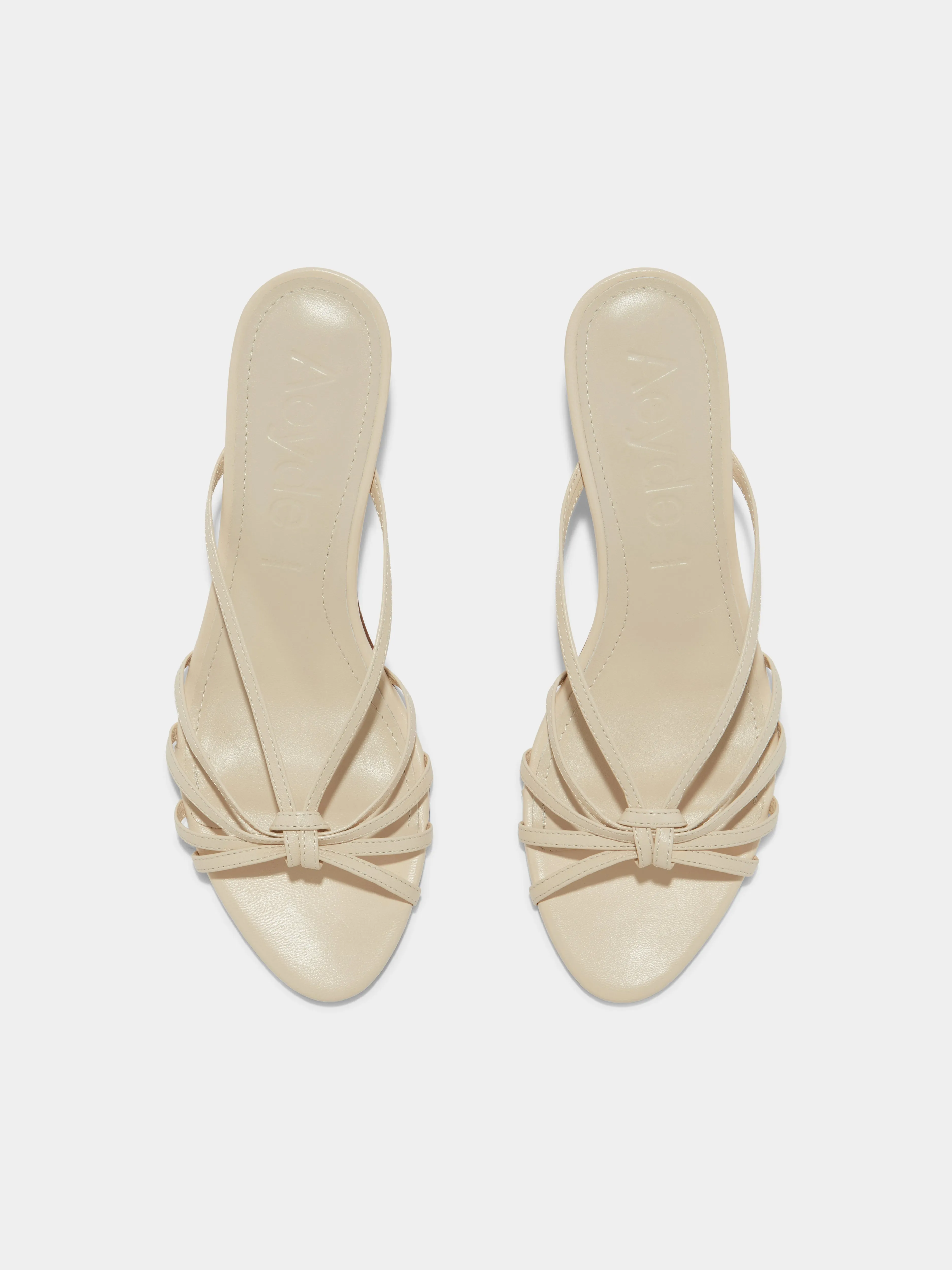 Abby Leather Mules Evening Ready Flirty Energy