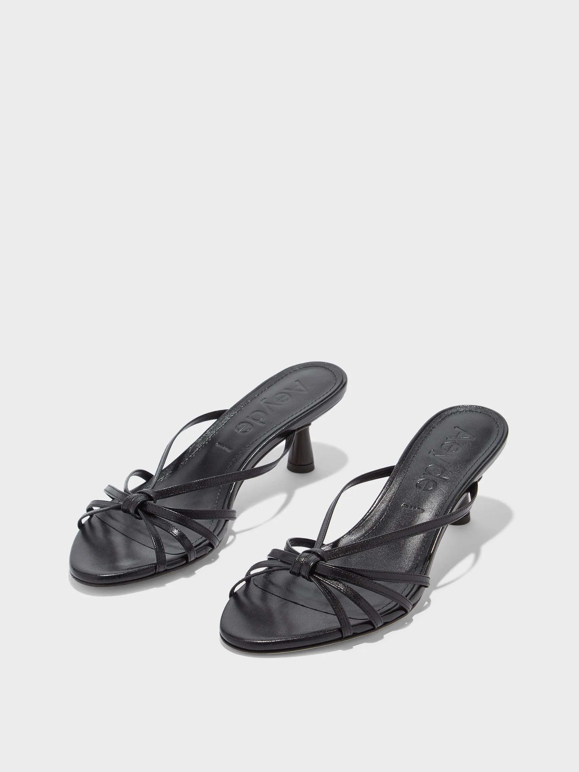 Durable Material Fashionable Pumps Abby Leather Mules