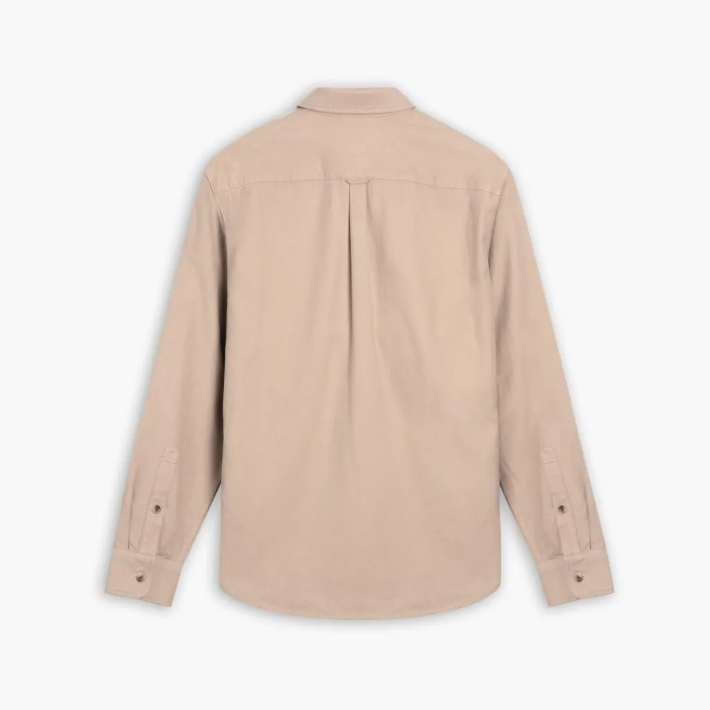 Solid Shirt | Taupe Lounge Comfort