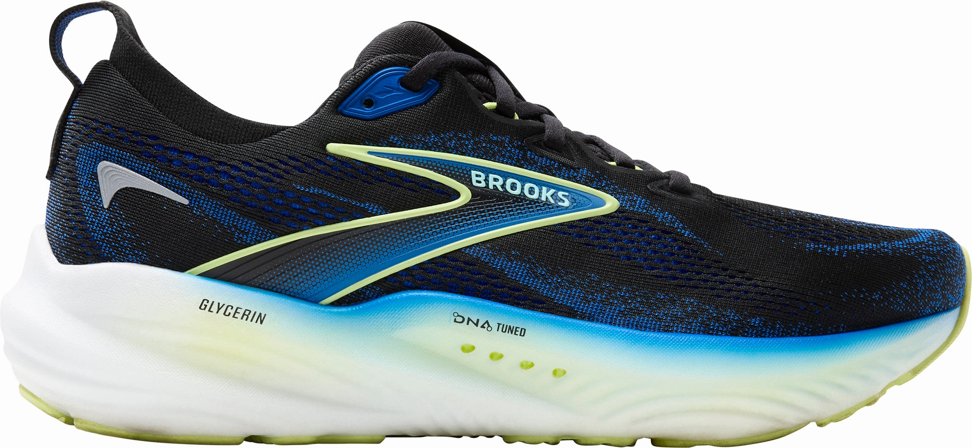 Brooks Glycerin 22 Mens Running Shoes - Black Enhanced Airflow System Seamless Toe Box Construction