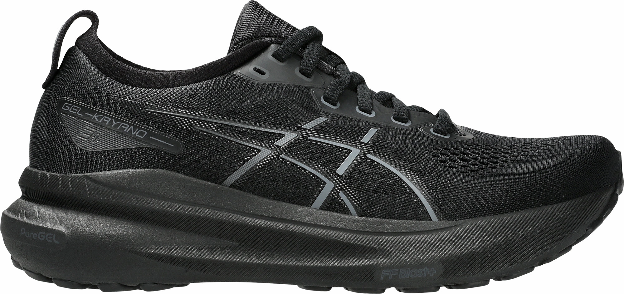 Improved features Asics Gel Kayano 31 Womens Running Shoes - Black