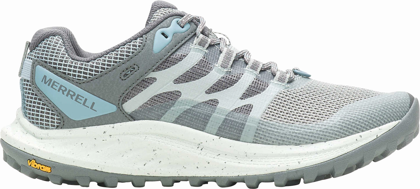 Merrell Antora 3 Womens Trail Running Shoes - Blue Comfort - driven Ankle support sleeve