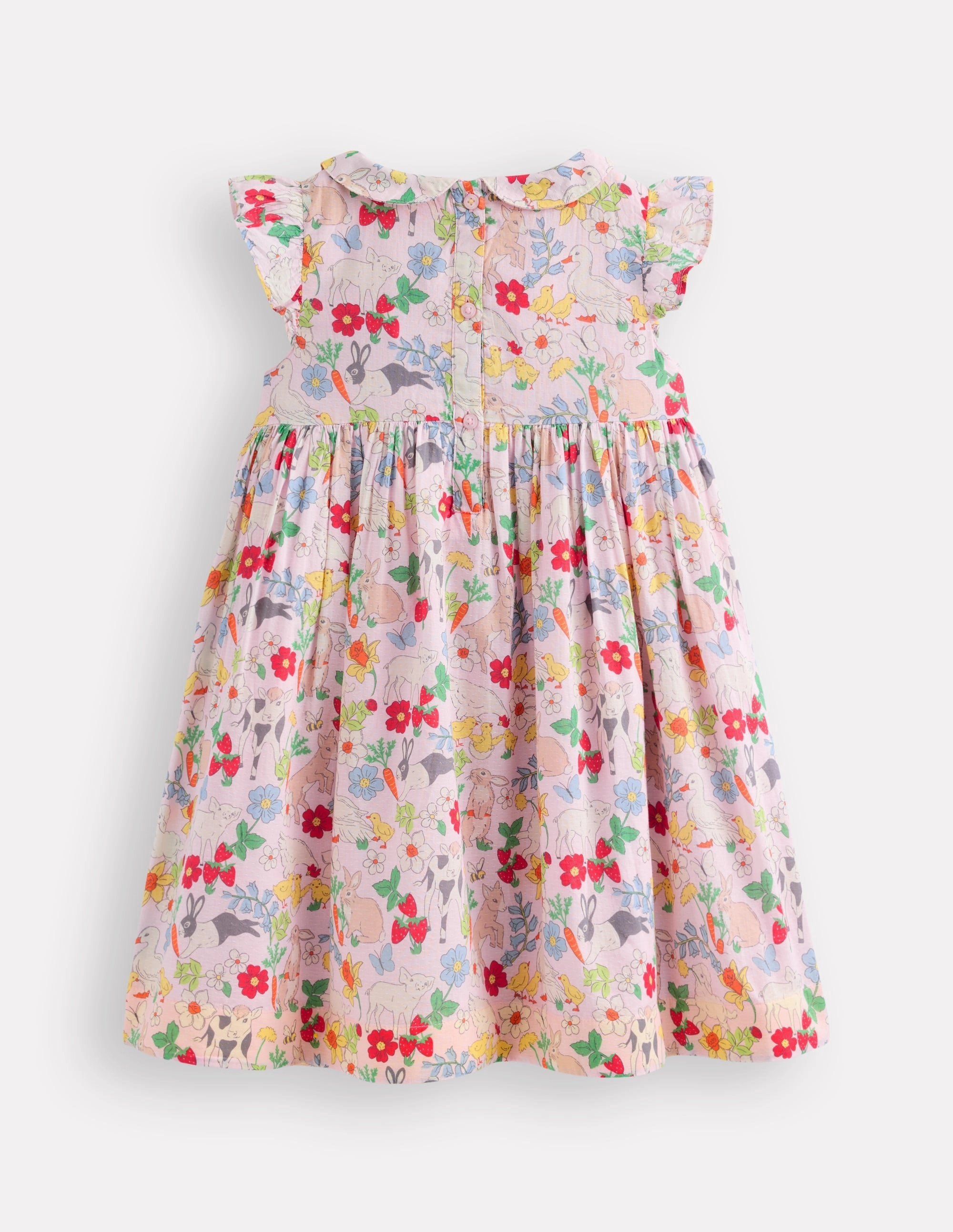 Adeline Smocked Dress-Lilac Spring Meadow Soft Balance Urban Feel