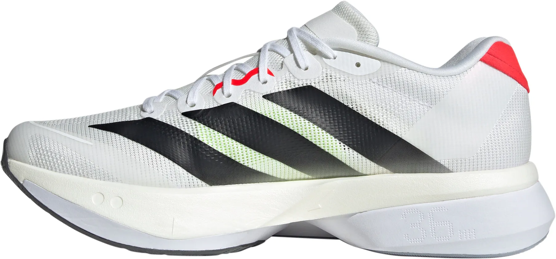 adidas Adizero Boston 13 Mens Running Shoes - White bounce - return - energy shoes