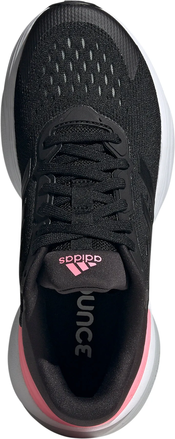 Durable Mesh Vamp Natural Motion Technology adidas Response Super 3.0 Womens Running Shoes - Black