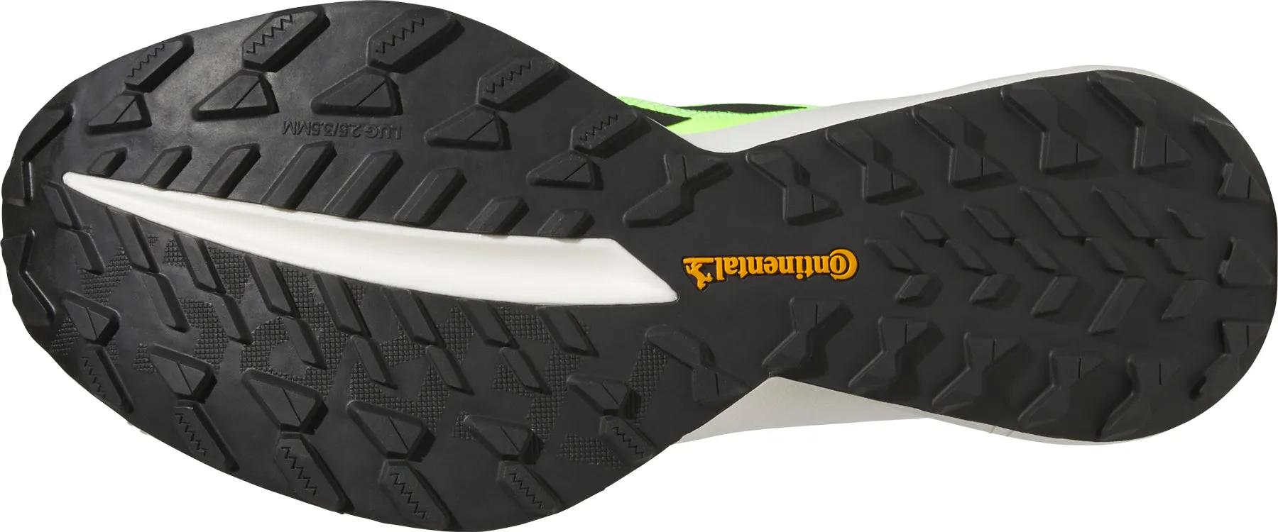 adidas Terrex Agravic Speed Ultra Mens Trail Running Shoes - Yellow Tread Pattern Optimization hard - sole - feature shoes