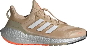 Stability Guide Rail Energy Cushioning adidas Ultra Boost 22 COLD.RDY 2 Mens Running Shoes - Brown