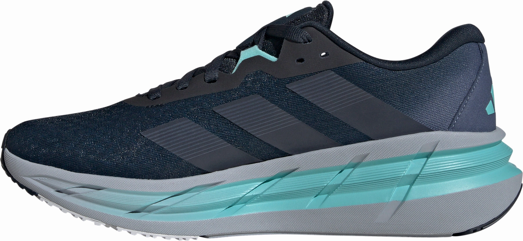 adidas Adistar 3.0 Mens Running Shoes - Blue Leather Quality Grip Traction