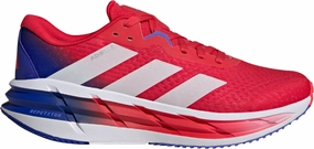adidas Adistar 3.0 Mens Running Shoes - Red Ventilated Footbed Design