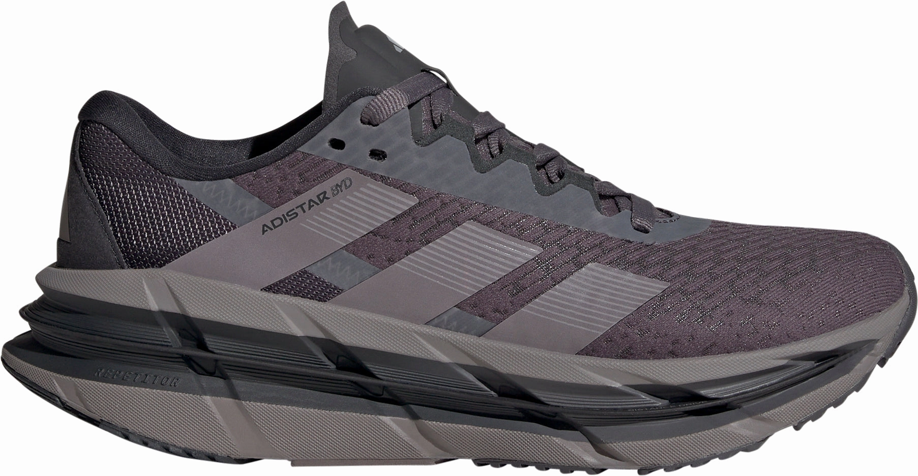 adidas Adistar BYD Womens Running Shoes - Grey flexible shoe aspects Warm