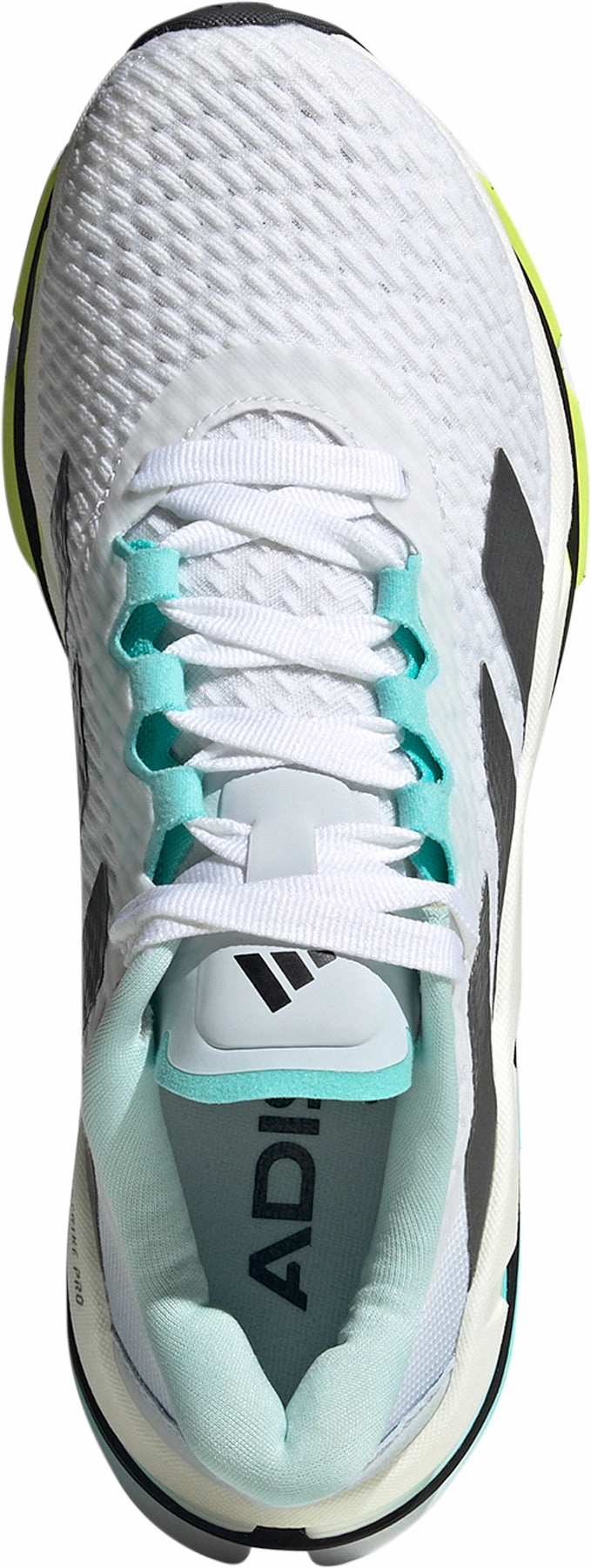 adidas Adistar BYD Womens Running Shoes - White Padded Ankle Support tempo running shoe potential