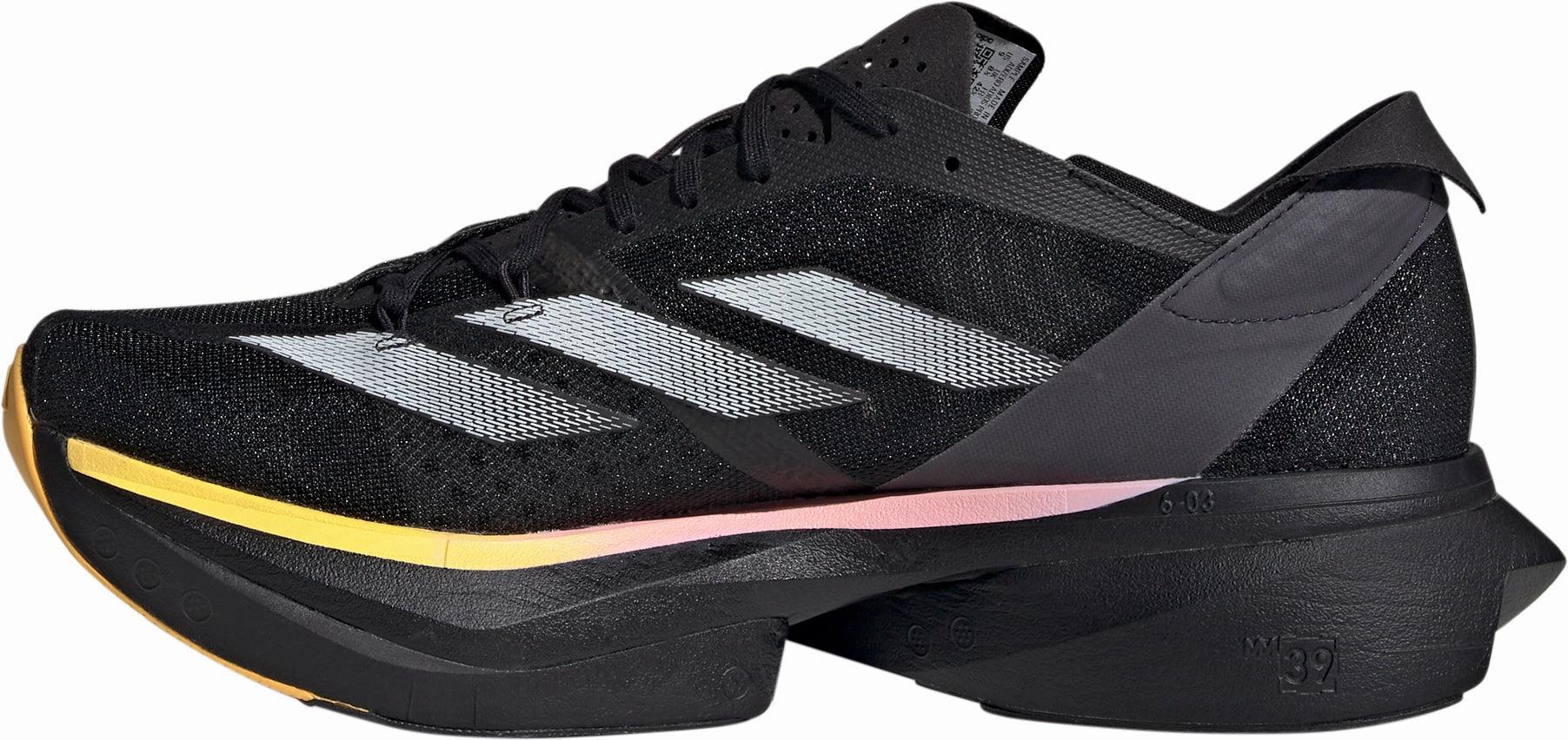 adidas Adizero Adios Pro 3 Running Shoes - Black soft - touch - comfortability shoes Insoles