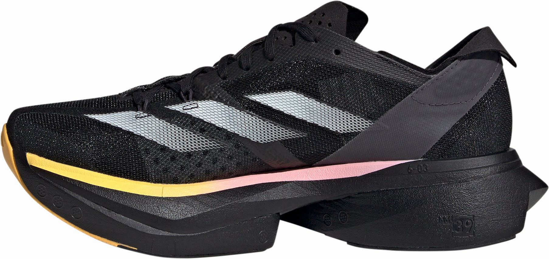 knee - high running wear adidas Adizero Adios Pro 3 Womens Running Shoes - Black