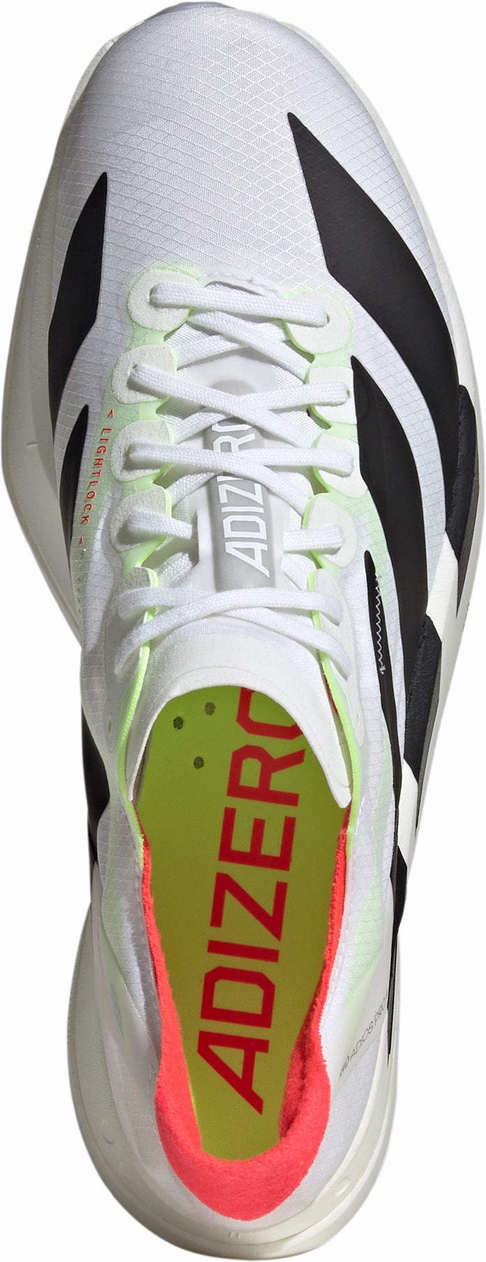 Elastic Bands adidas Adizero Adios Pro 4 Mens Running Shoes - White