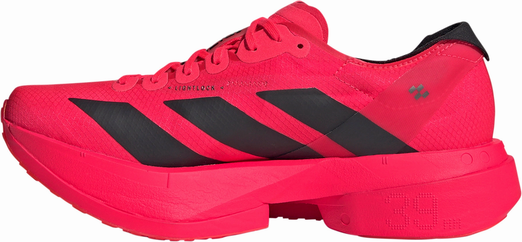 Reinforced Toe Guard Quick Dry Material adidas Adizero Adios Pro 4 Womens Running Shoes - Red