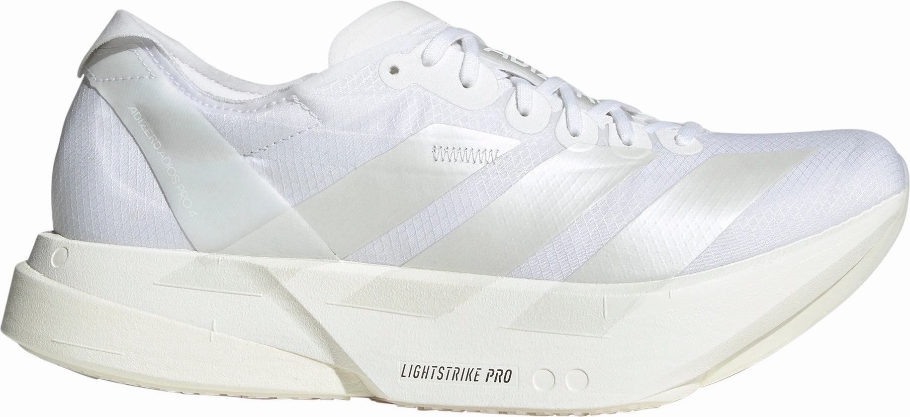 Toe box odor - control technology adidas Adizero Adios Pro 4 Womens Running Shoes - White