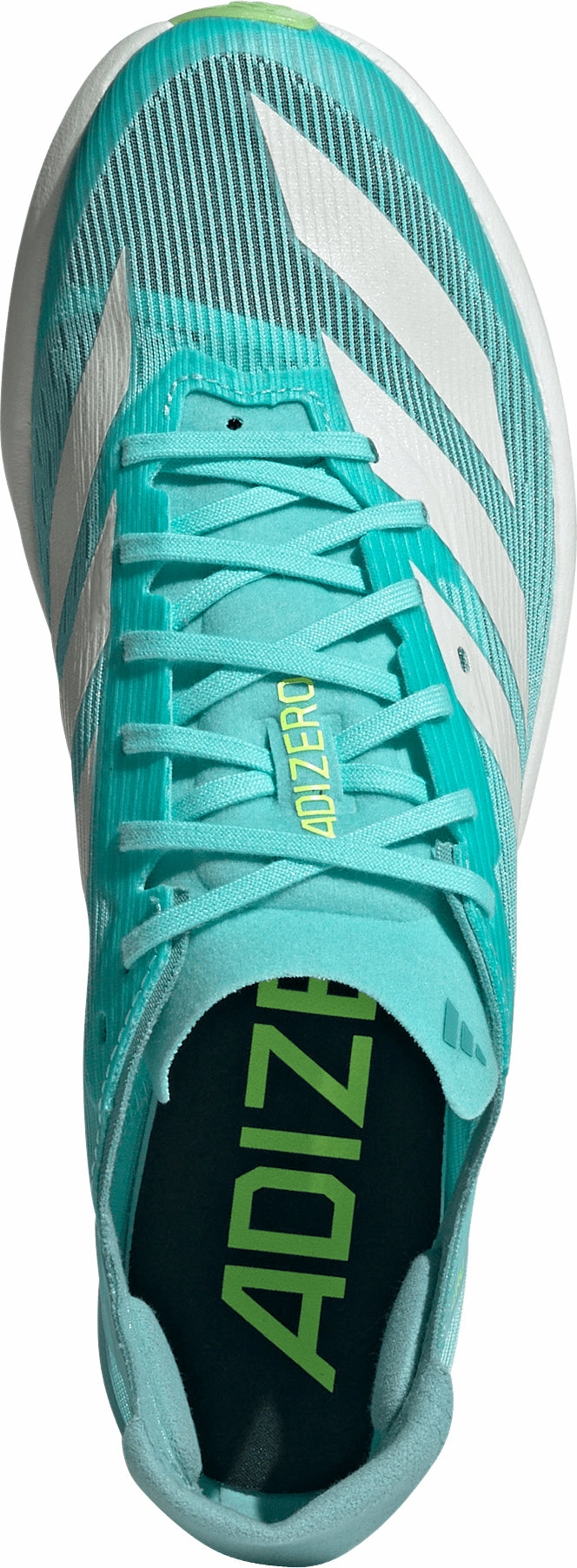 running in shaded tracks shoes adidas Adizero Ambition Running Spikes - Green
