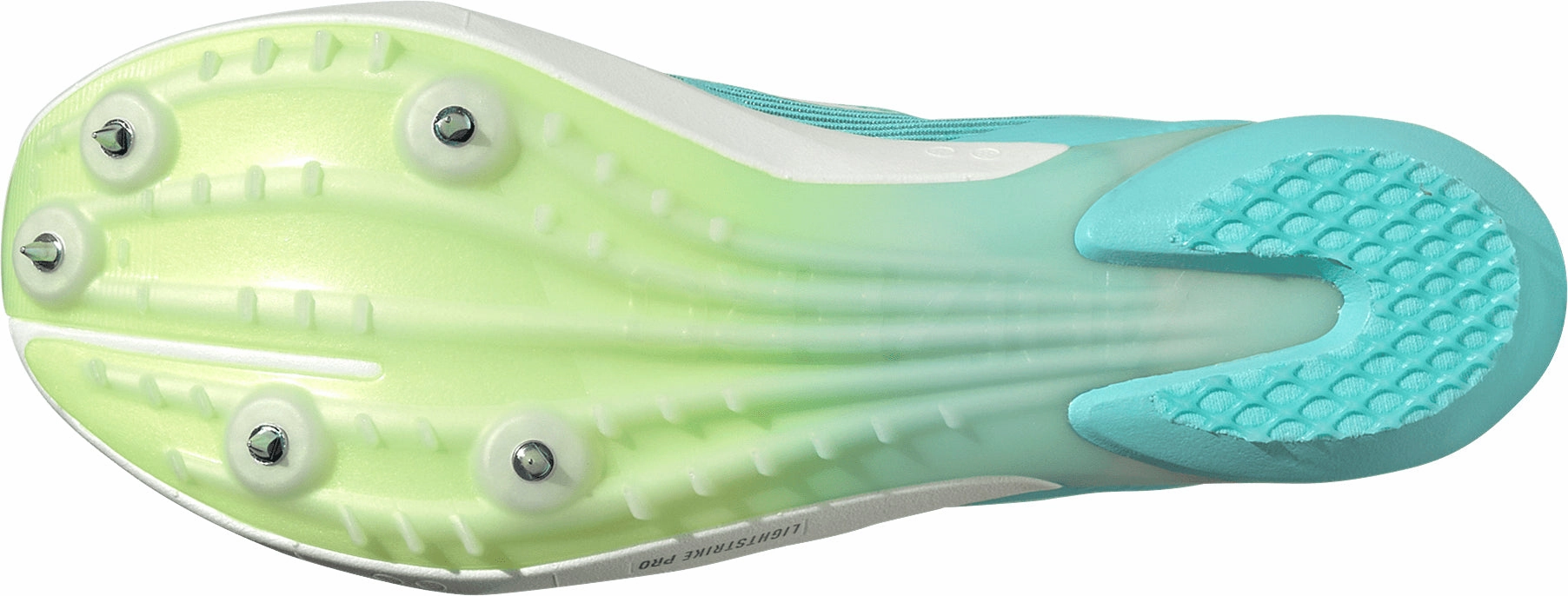 adidas Adizero Ambition Running Spikes - Green running with dog shoes Proprioceptive Footbed