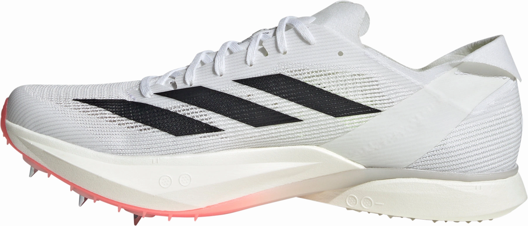 MoldedMidfoot anti - fatigue shoe quality adidas Adizero Avanti Running Spikes - White