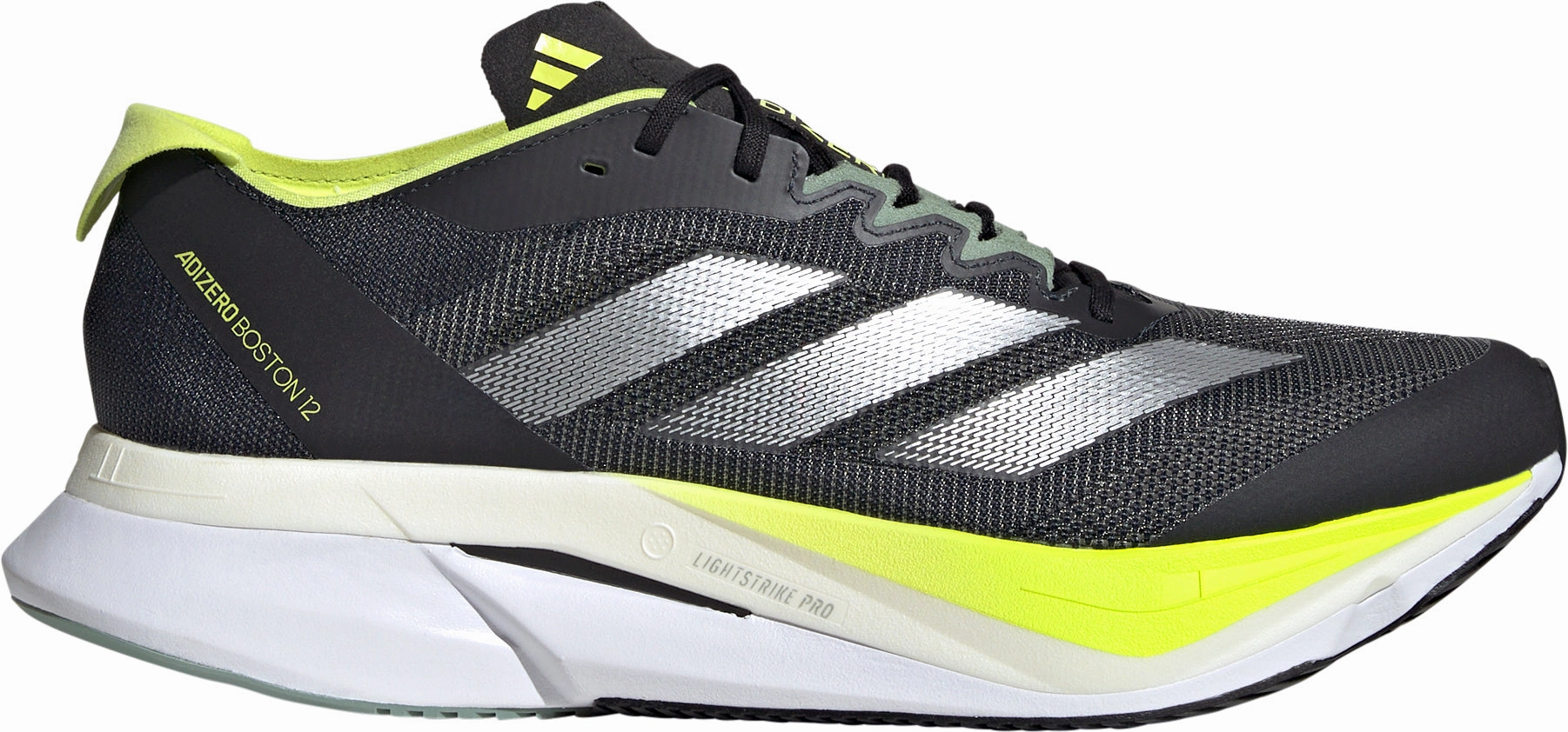 aerobic shoes adidas Adizero Boston 12 Mens Running Shoes - Black