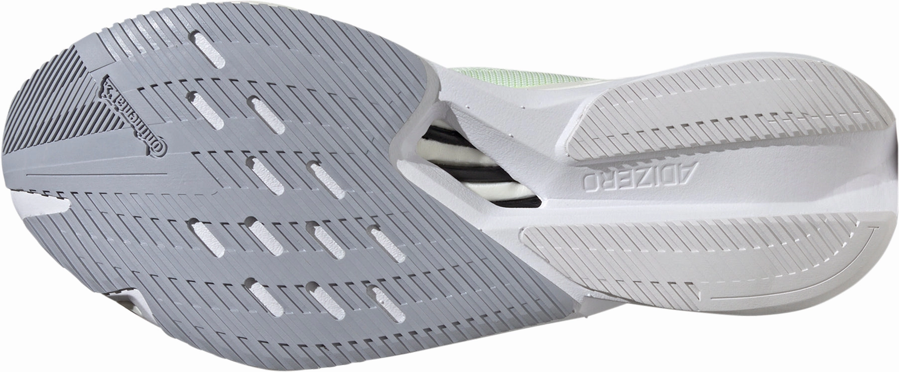 adidas Adizero Boston 12 Mens Running Shoes - White Dynamic Fit Construction Comfort Foot