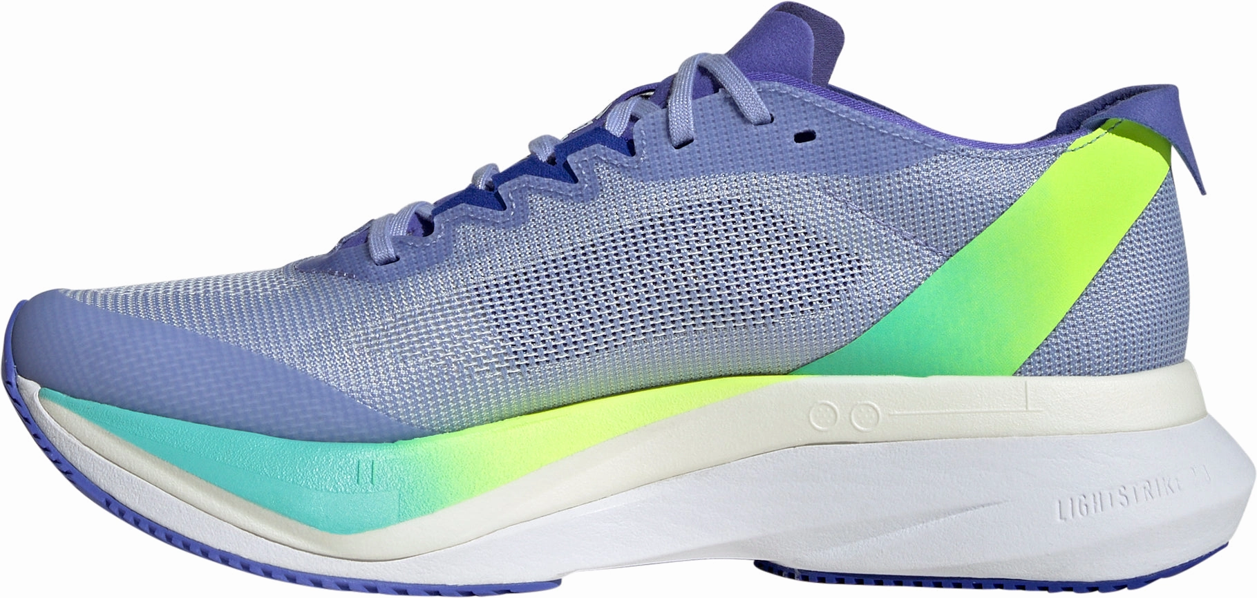 adidas Adizero Boston 12 Womens Running Shoes - Blue Motion Response fluid - motion