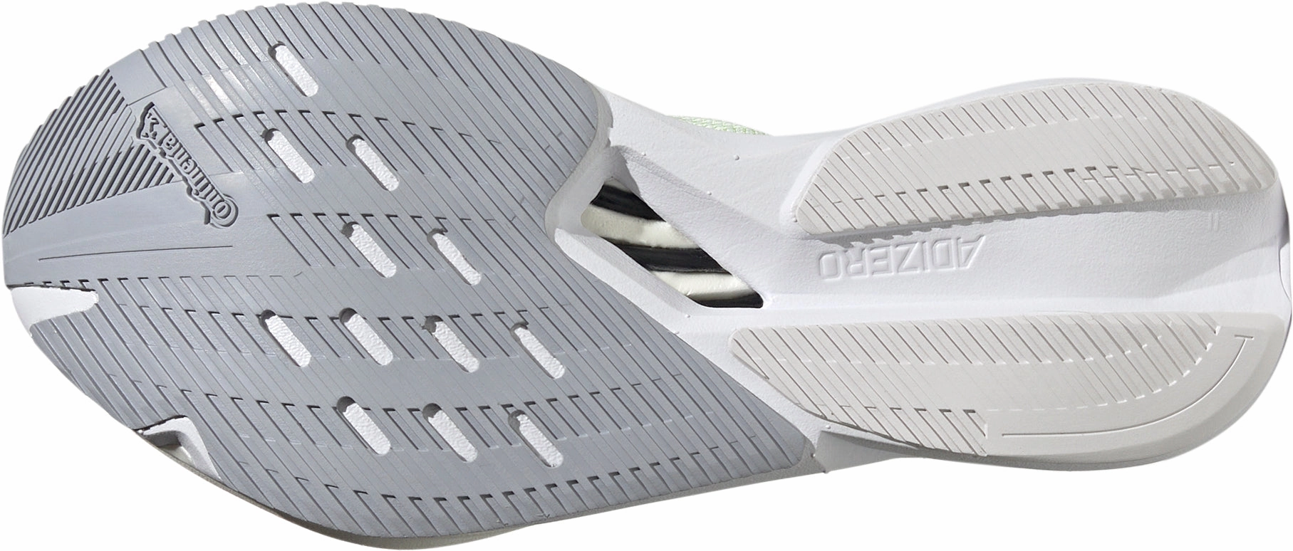 Reflective Safety Details streamlined shoes adidas Adizero Boston 12 Womens Running Shoes - White