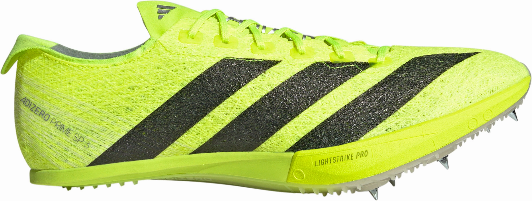 Traction Control adidas Adizero Prime SP 3 Strung Running Spikes - Yellow