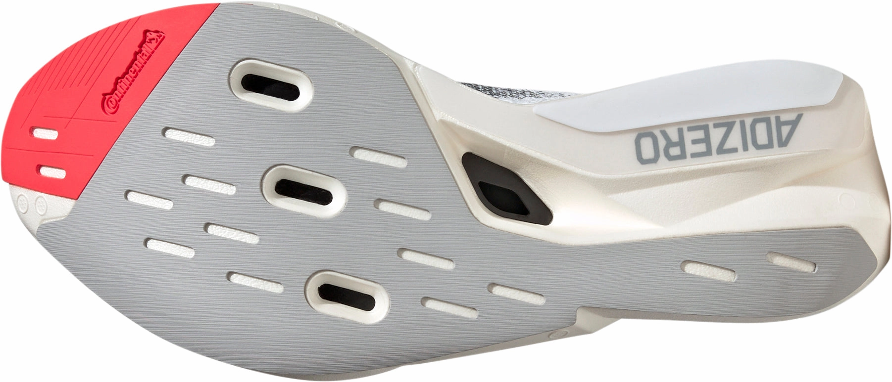 stretchy - material shoes oval track running option adidas Adizero Prime X 2.0 Strung Running Shoes - White