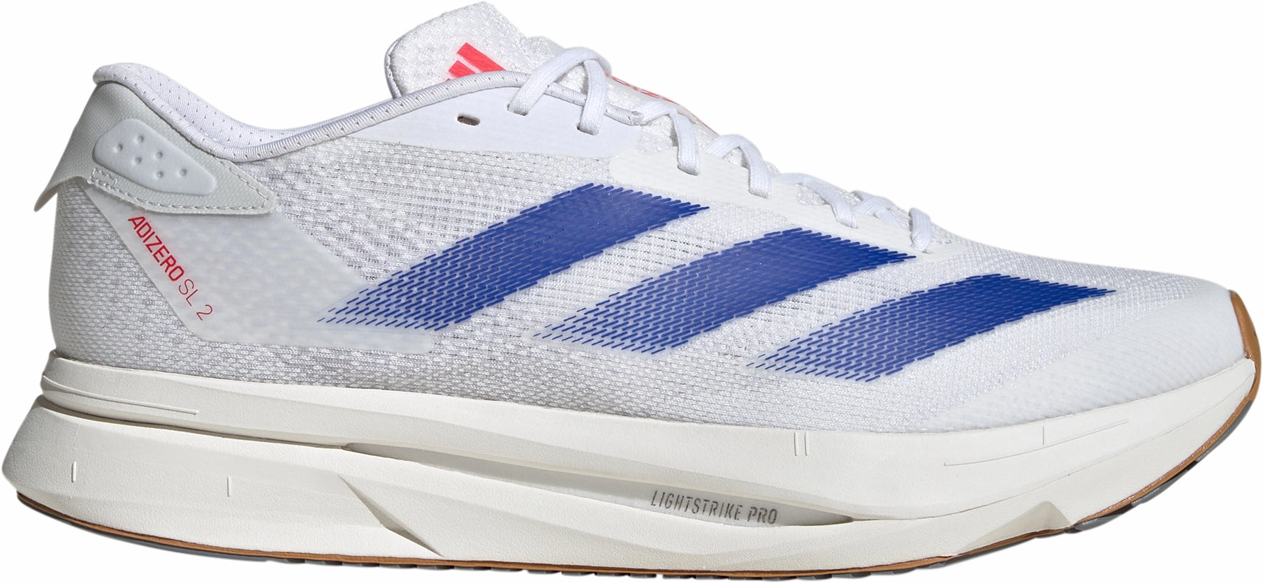 adidas Adizero SL 2 Mens Running Shoes - White Flexible Torsion Grooves
