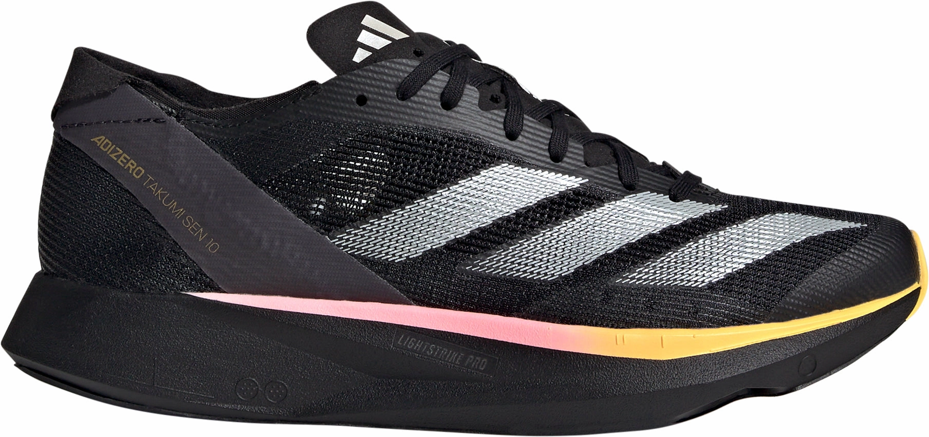 mesh shoes barefoot - style running shoes adidas Adizero Takumi Sen 10 Womens Running Shoes - Black
