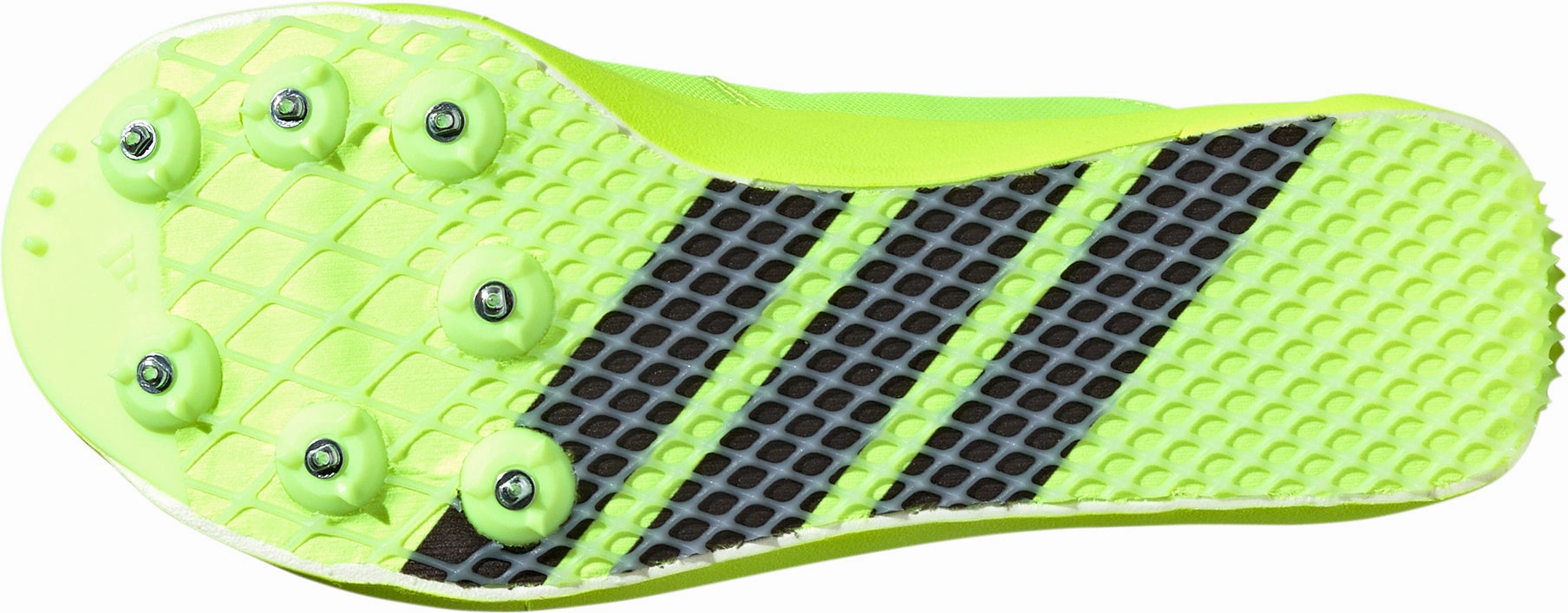 adidas Adizero Triple Jump / Pole Vault Field Event Spikes - Yellow moisture - wicking sock