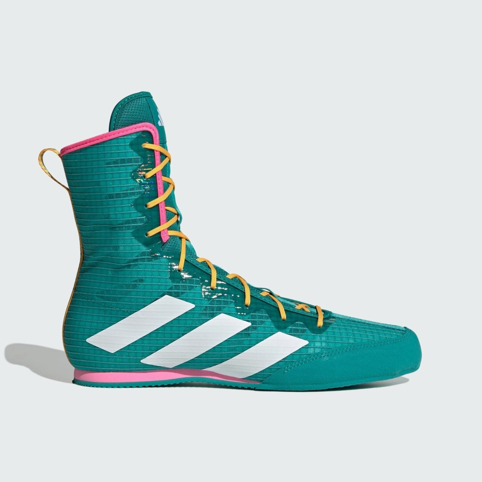 Padded Collar Lining adidas Box Hog 4 Boxing Boots Mens Green