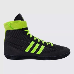 Zip Up adidas Combat Speed 4 2024 Wrestling Shoes Boots Black Green