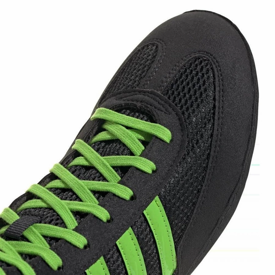 adidas Combat Speed 4 2024 Wrestling Shoes Boots Black Green Comfortable Touch Tokyo Mode