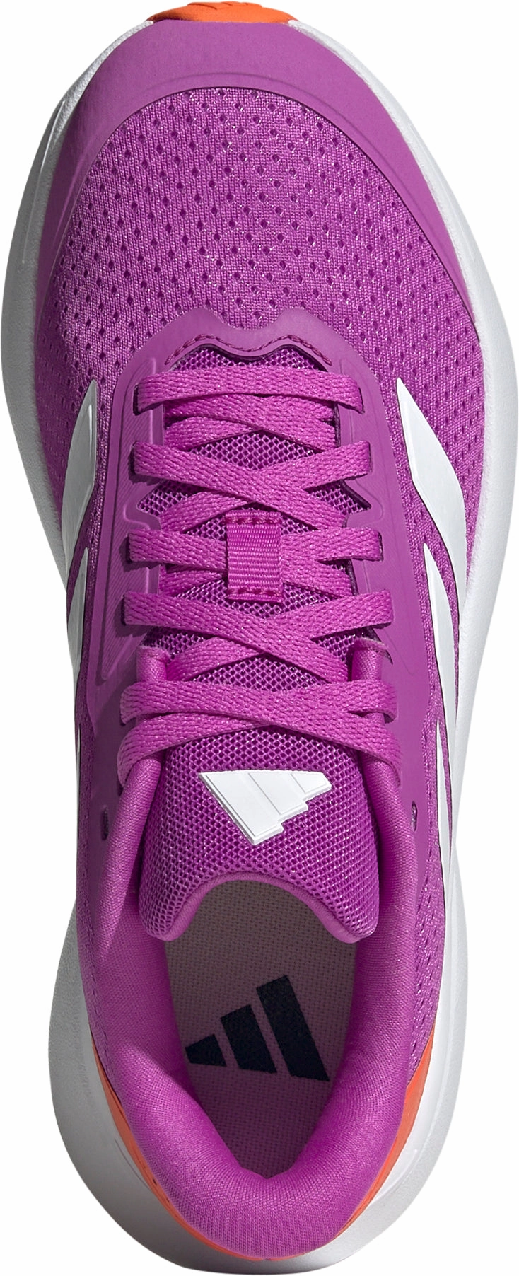 adidas Duramo SL 2 Junior Running Shoes - Purple Sock Like Ankle Collar running with a fitness tracker