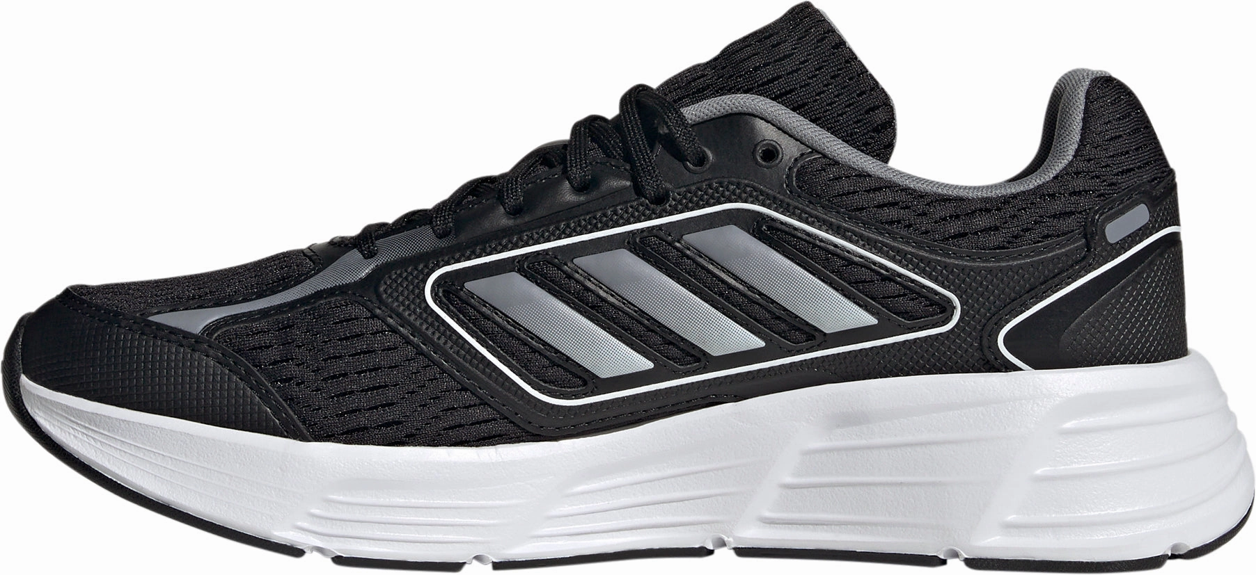 adidas Galaxy Star Mens Running Shoes - Black padded collar running shoes running in cloudy weather shoes