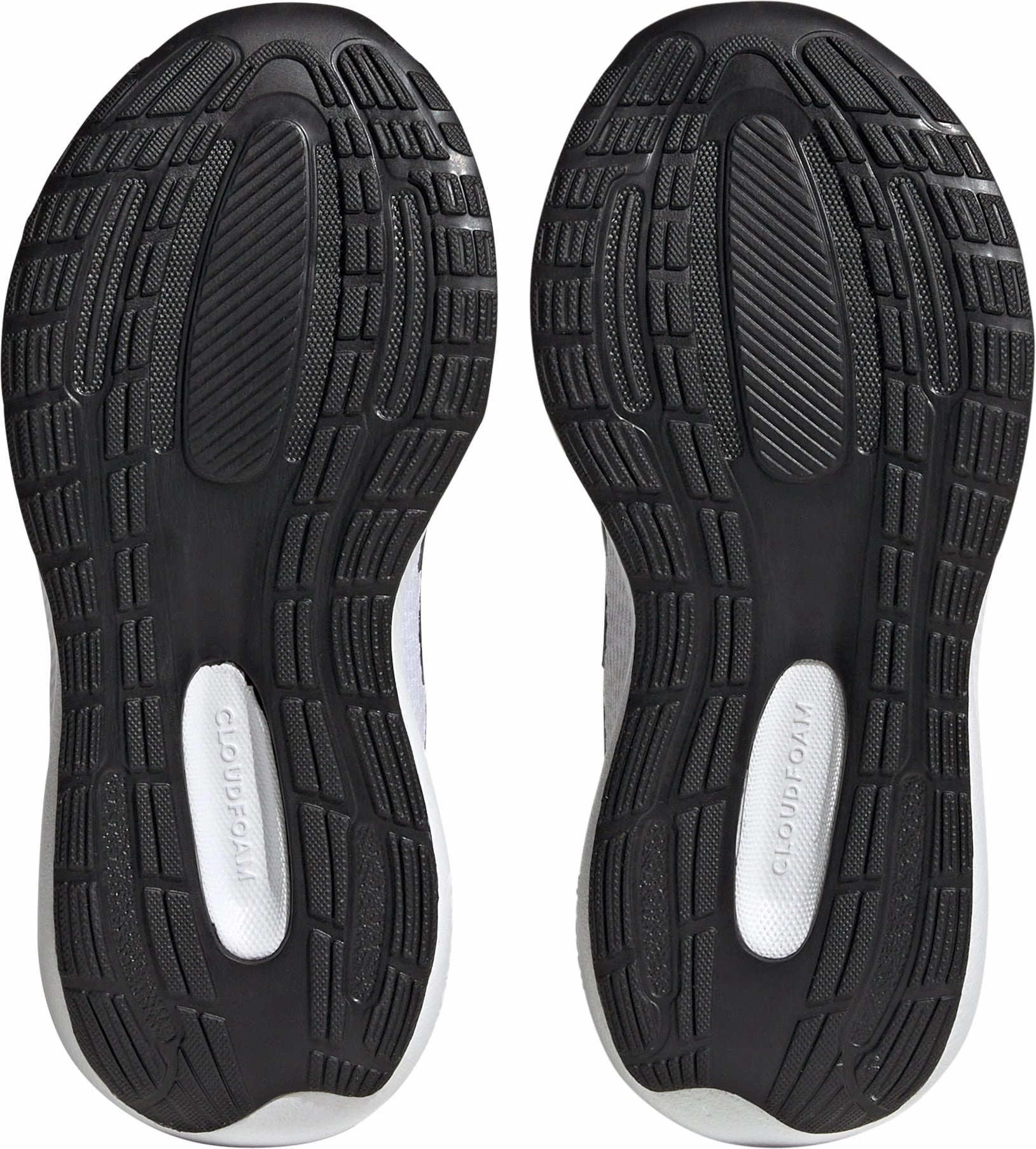 running on flat ground shoes elastic - band running shoes adidas Runfalcon 3.0 Junior Running Shoes - White