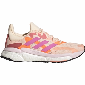 adidas Solar Boost 4 Womens Running Shoes - Orange Double Stitch Technology
