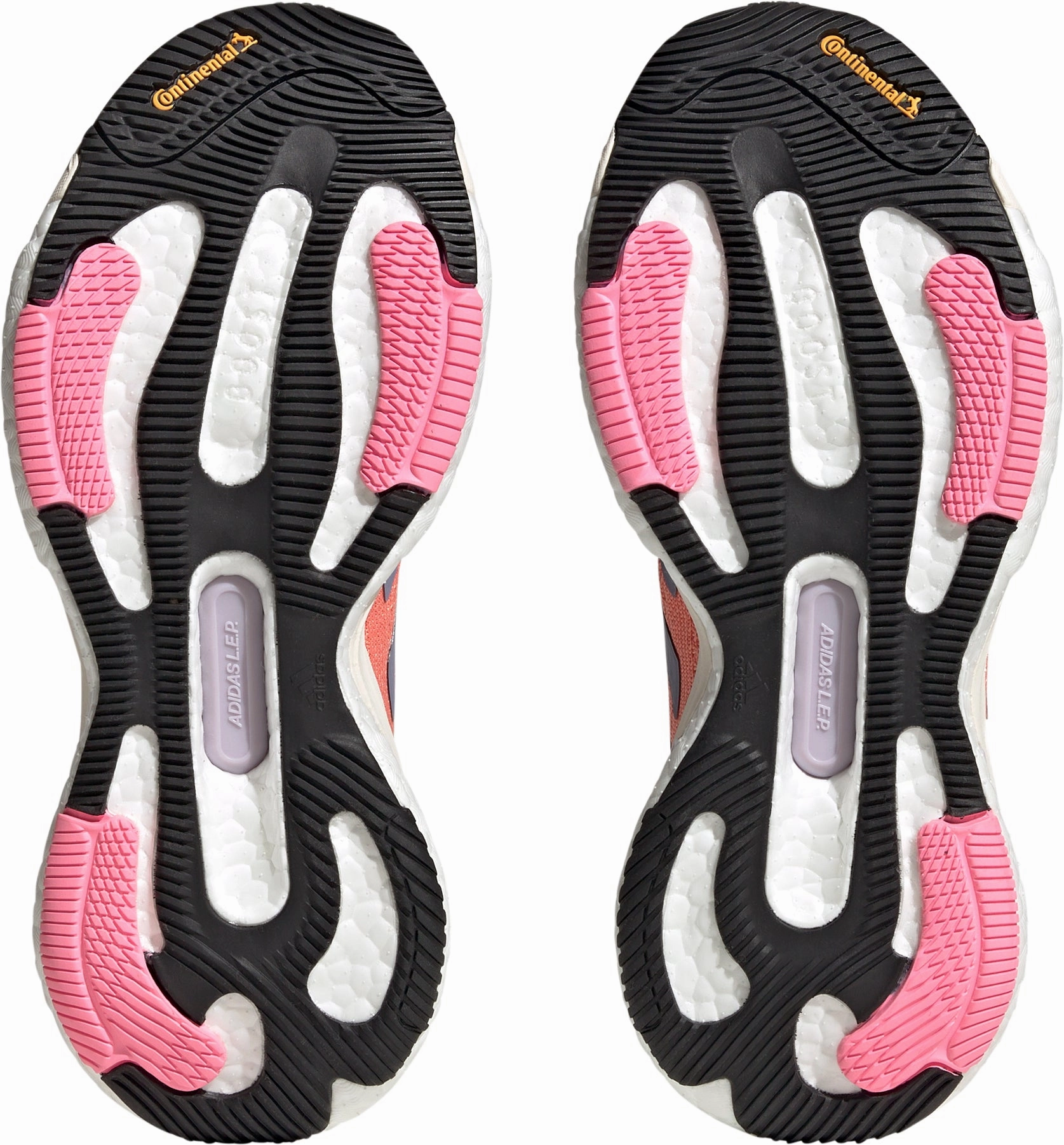 Balanced Stack Height Muddy - trail running adidas SolarGlide 6 Womens Running Shoes - Orange