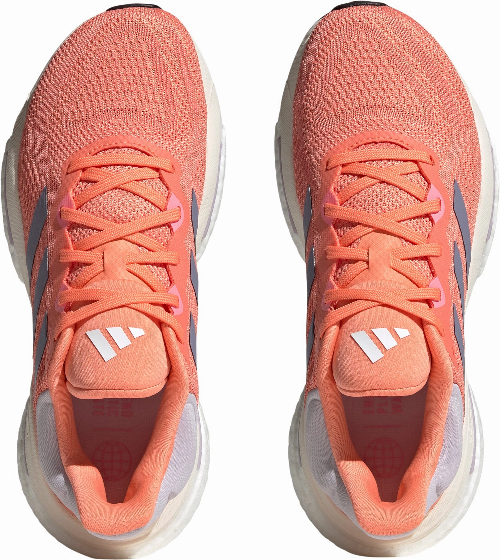 adidas SolarGlide 6 Womens Running Shoes - Orange Slip Resistant Outsole Grip river shoes