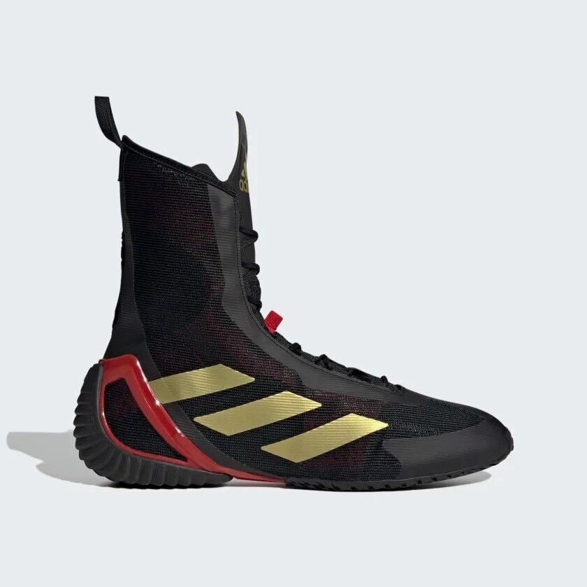 Lightweight Fit adidas Speedex Ultra Boxing Boots Black & Gold