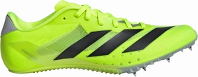 Contoured Footbed Geometry adidas Sprintstar Running Spikes - Yellow
