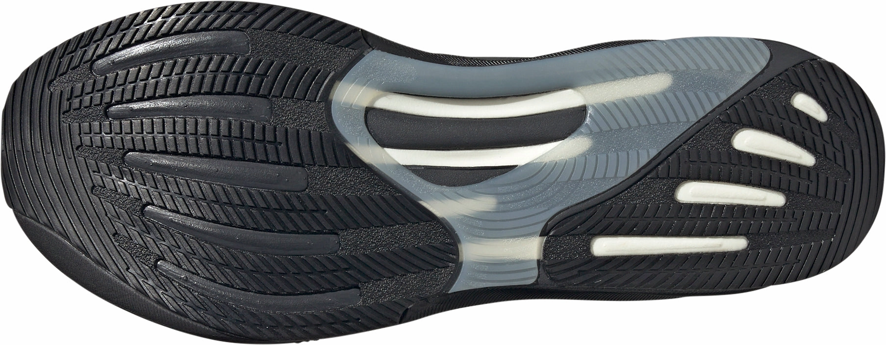 Impact Absorbing adidas Supernova Rise 2 Mens Running Shoes - Black