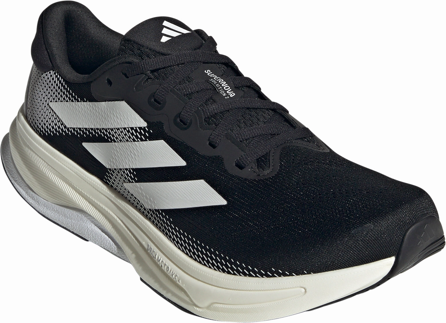 adidas Supernova Solution 2 Mens Running Shoes - Black Balance Control weight - lifting running shoes