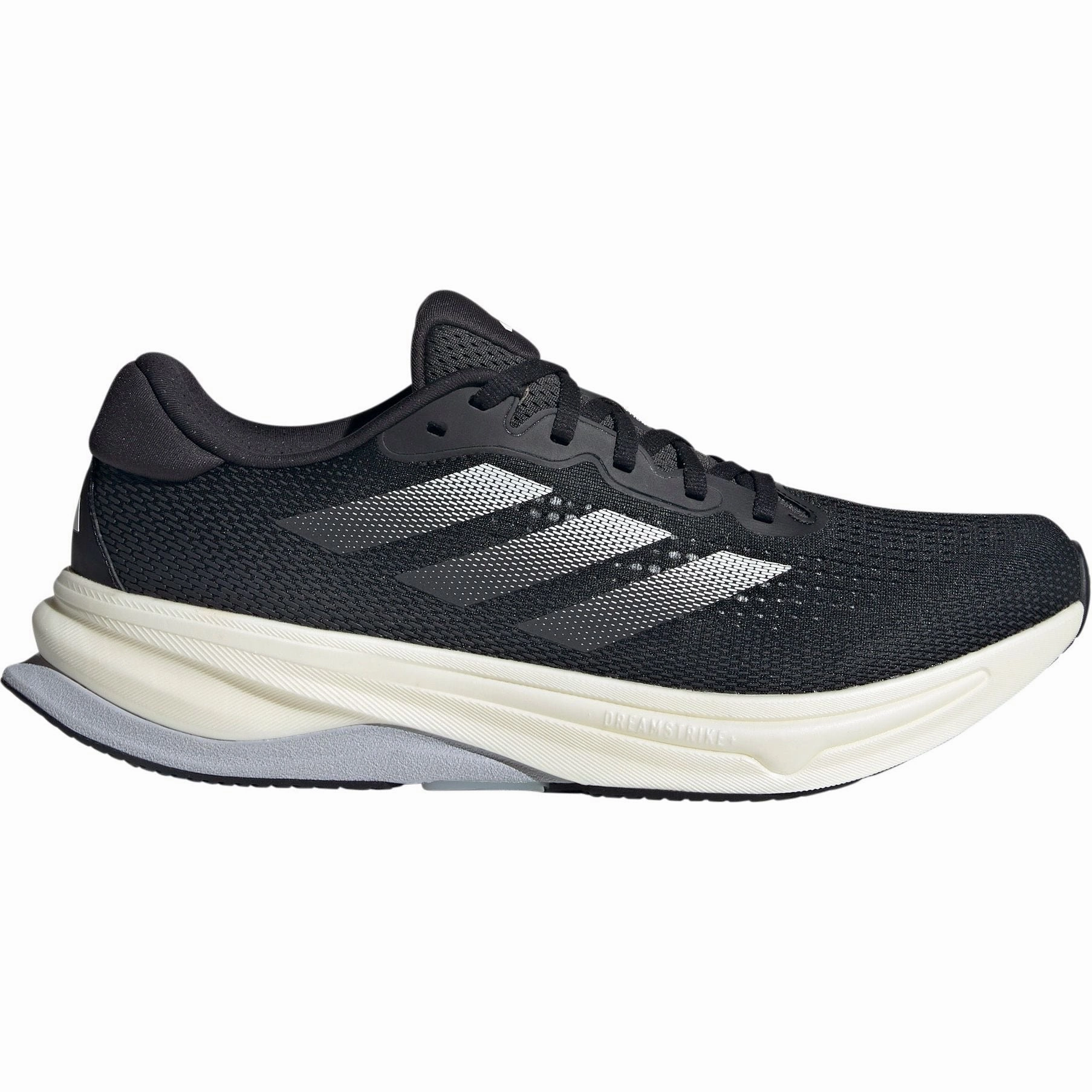 adidas Supernova Solution Mens Running Shoes - Black Breathable Tongue Construction