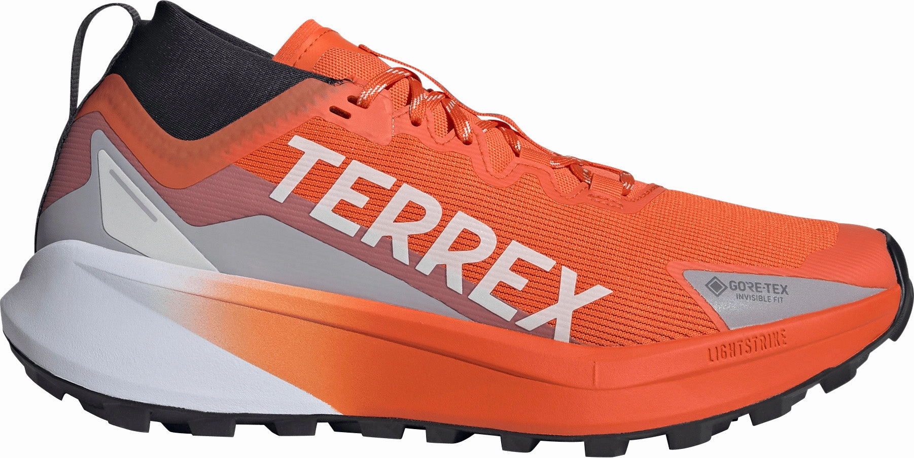 Sprinting Shoes Strappy Design adidas Terrex Agravic GORE-TEX Mens Trail Running Shoes - Orange