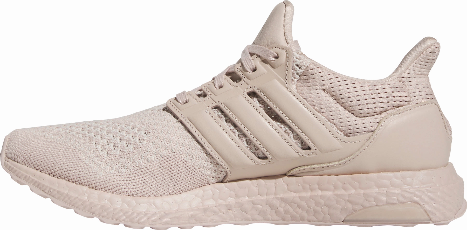 adidas Ultra Boost 1.0 Mens Running Shoes - Pink Elastic Lacing running shoes for fitness - oriented men
