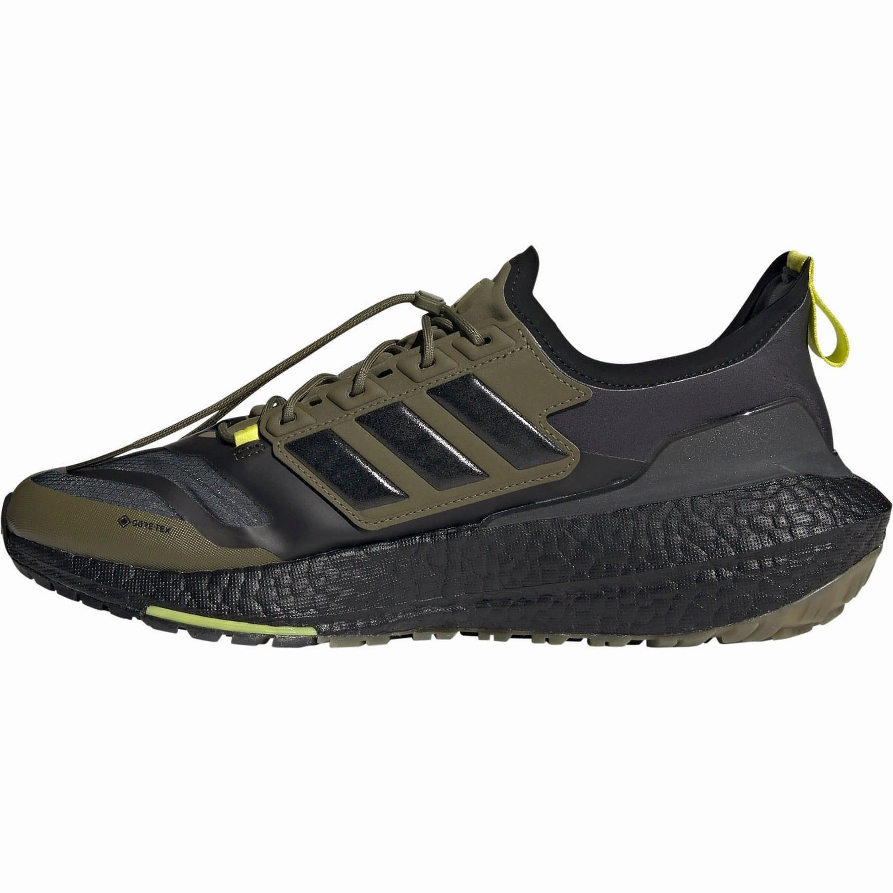 adidas Ultra Boost 21 GORE-TEX Mens Running Shoes - Green Pressure Distribution Pad